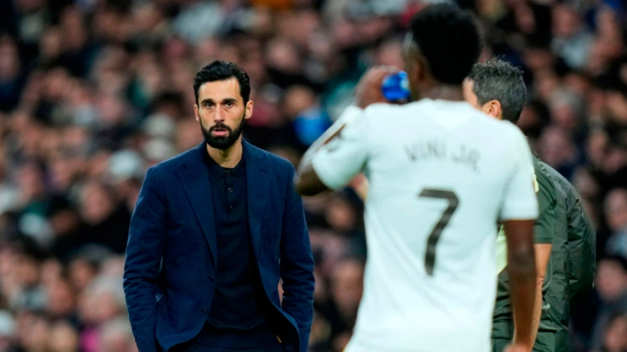 Álvaro Arbeloa, durante un encuentro con el Real Madrid