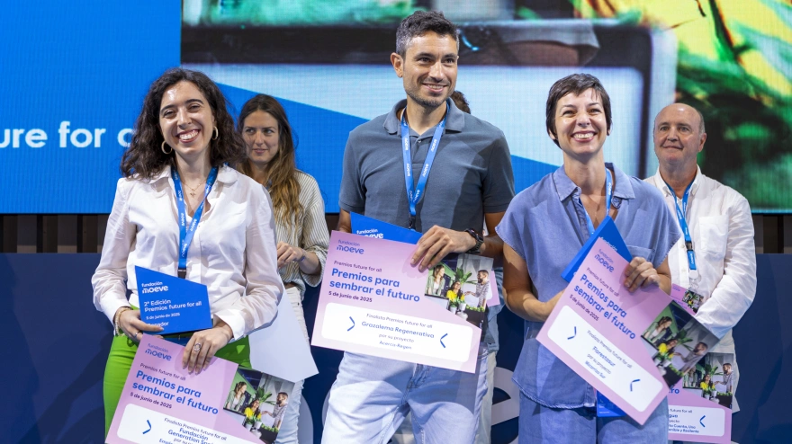 Ganadores de la segunda edición de los premios fundación Moeve