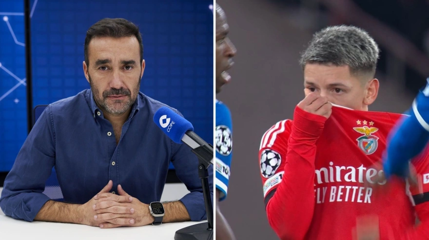 Juanma Castaño y el gesto de Prestianni al hablar con Vinícius