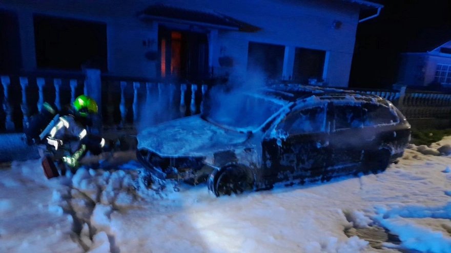 El vehículo acabò seriamene dañado