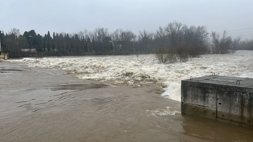 Río Ebro a su paso por Logroño