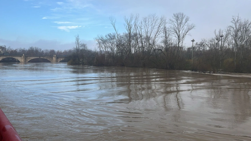 Río Ebro a su paso por Logroño