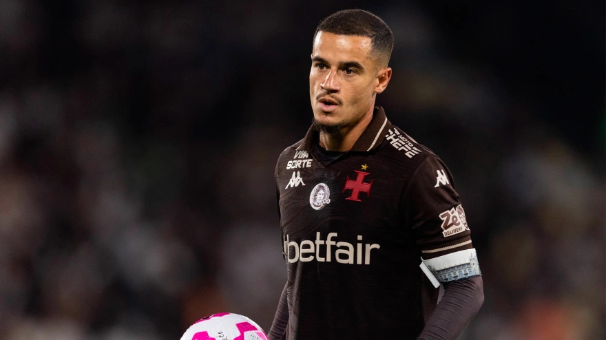 Philippe Coutinho, durante un partido con el Vasco da Gama