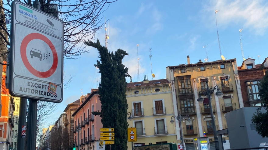 Zona de Bajas Emisiones en Plaza España, Valladolid