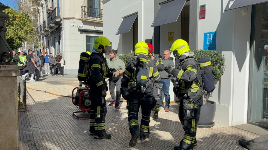 Así fue el simulacro en el céntrico Hotel Kivir