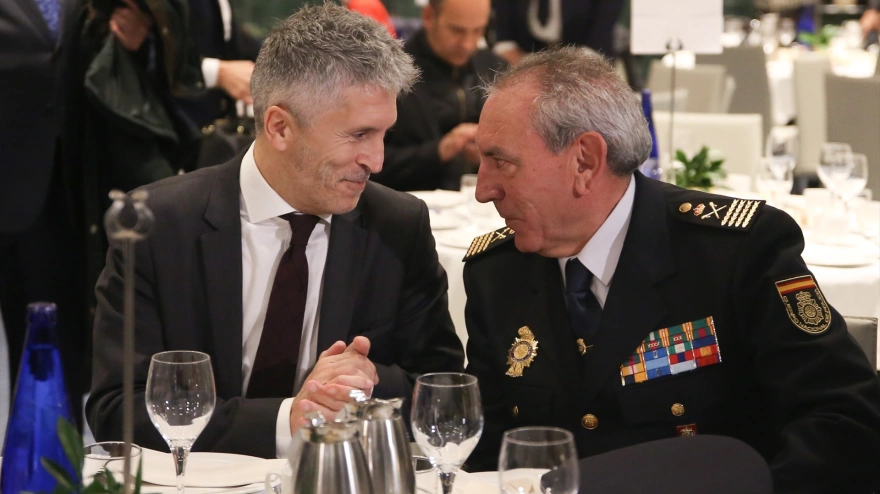 Marlaska con José Ángel González