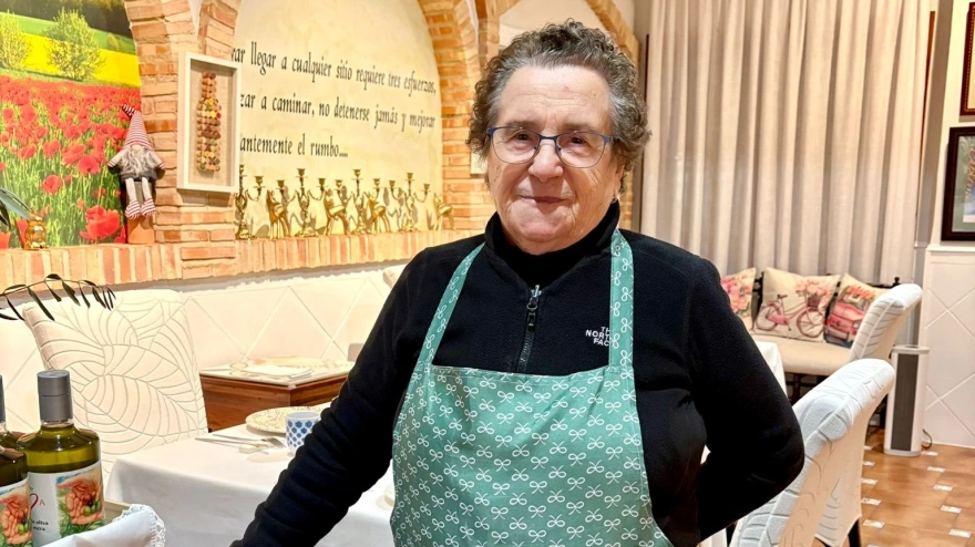 Santiaga Castro, última cocinera fija de Quintos de Mora