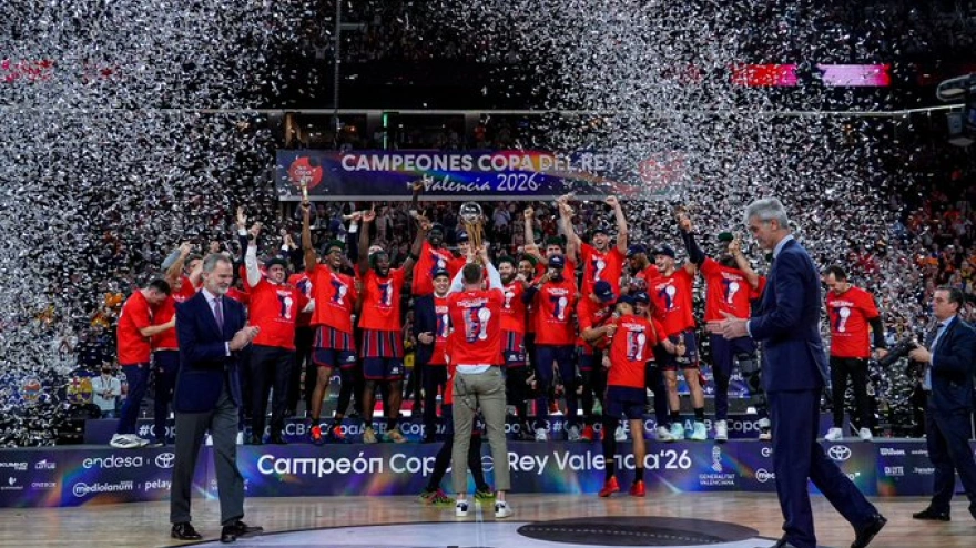 El Baskonia, campeón de la Copa del Rey de baloncesto