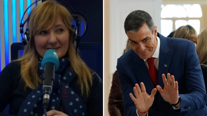 Mayte Alcaraz y Pedro Sánchez