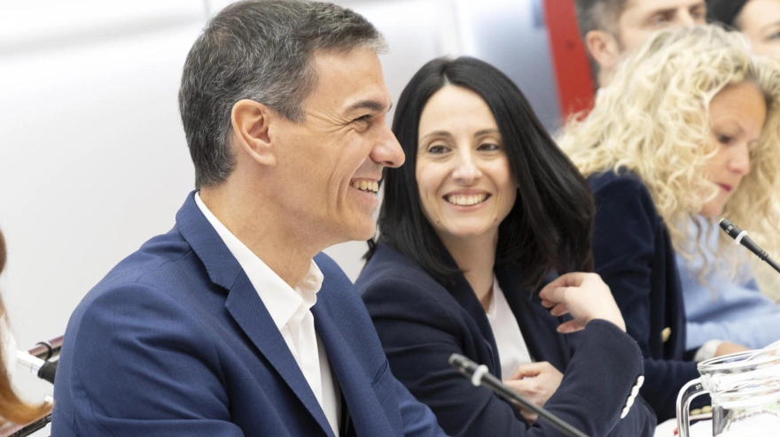 El presidente del Gobierno y el secretario general del PSOE, Pedro Sánchez, preside la reunión de la Comisión Ejecutiva Federal del PSOE en Madrid