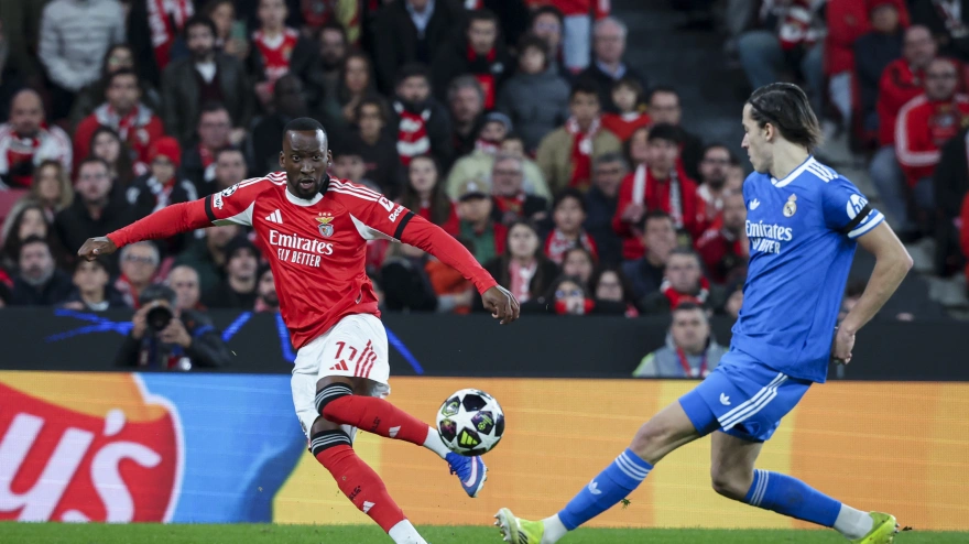 Dodi Lukebakio, durante el Benfica-Real Madrid