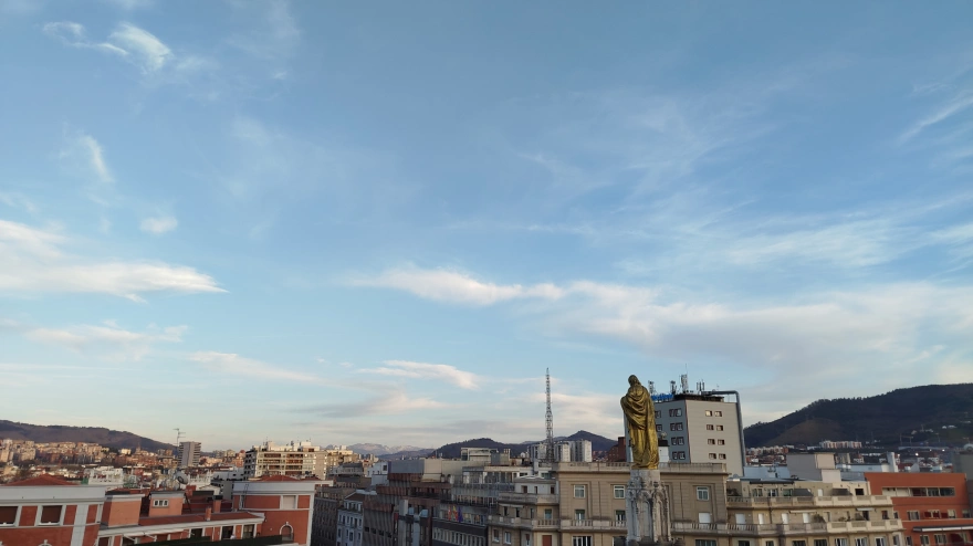 Buen tiempo en Bilbao