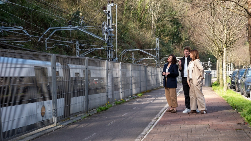 Vías del Topo en Amara Berri