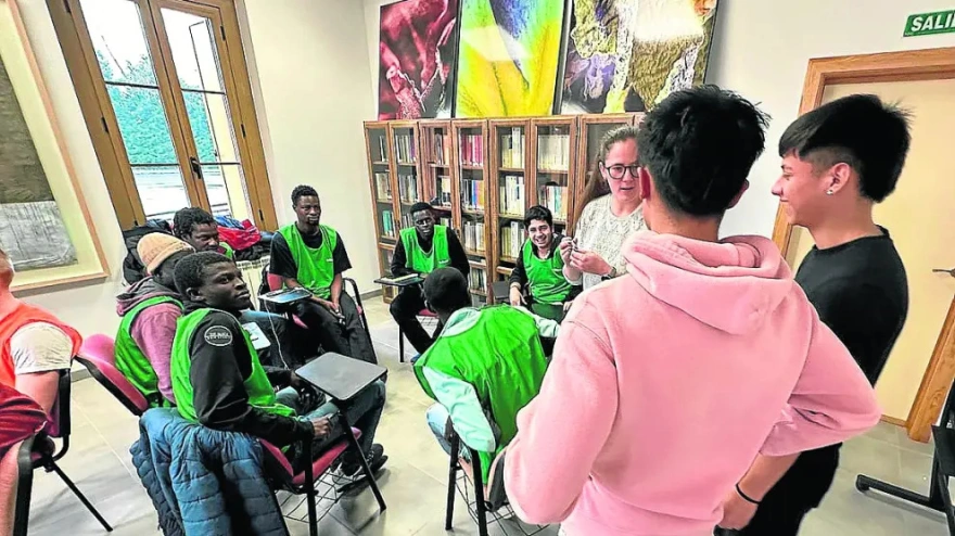 Migrantes en el IES San Alberto Magno