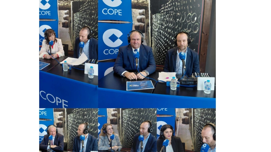 Herrera en COPE Ciudad Real desde el foro relevo generacional de Valdepeñas