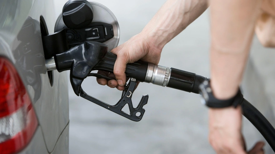 Bombas de gasolina en la gasolinera. Gipuzkoa, Euskadi