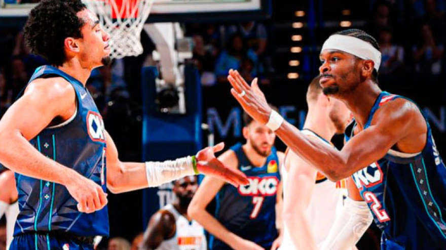 Los Thunder ganaron a los Nuggets con 36 puntos de SGA en su regreso tras lesión.