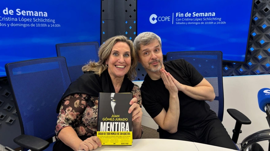 Juan Gómez-Jurado, escritor, con Cristina López Schlichting en 'Fin de Semana'