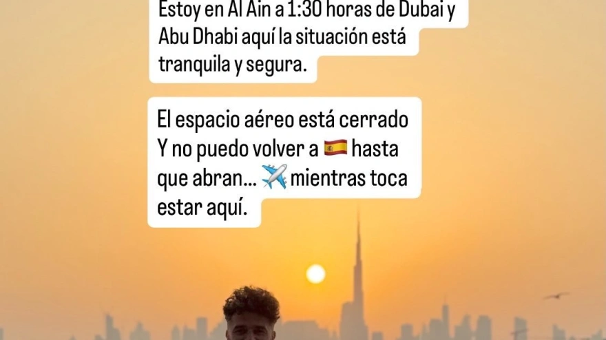 Javi Rosa, mensaje en redes