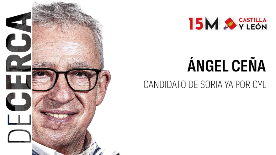 Ángel Ceña, candidato de Soria ¡YA! a la presidencia de Castilla y León