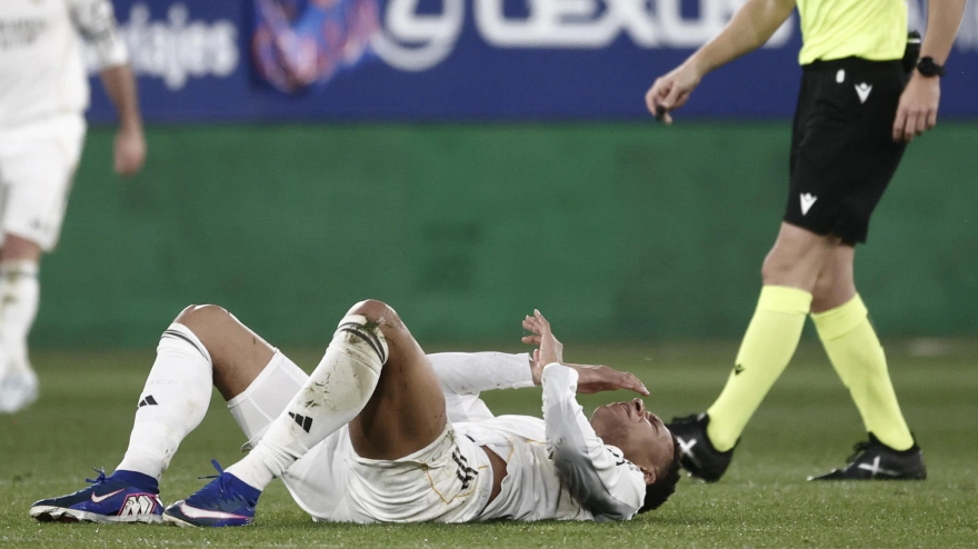 El delantero francés del Real Madrid Kylian Mbappé