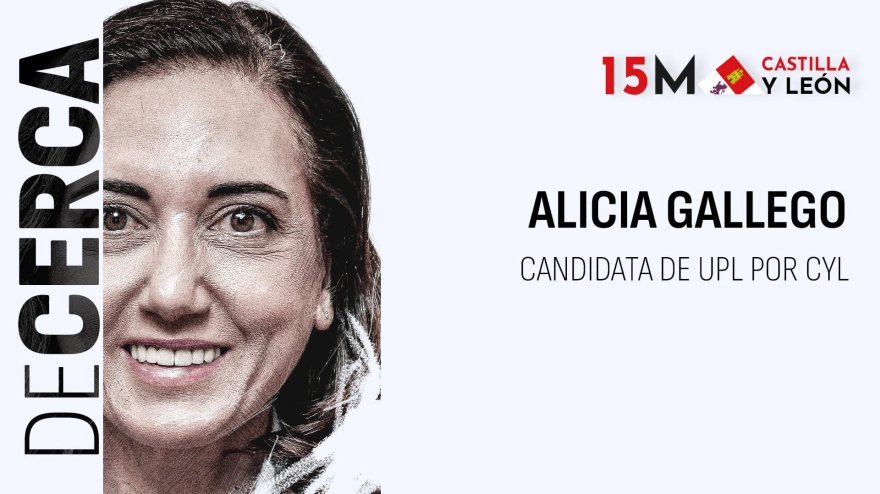 Alicia Gallego, candidata de Unión del Pueblo Leonés a la presidencia de Castilla y León