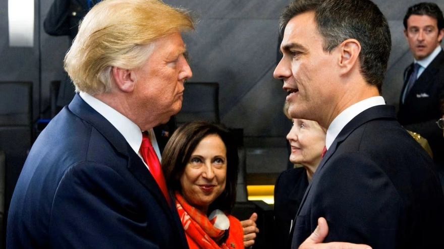 Trump y Sánchez