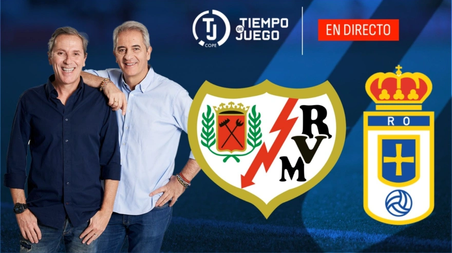 Sigue en directo en Tiempo de Juego el Rayo Vallecano-Oviedo
