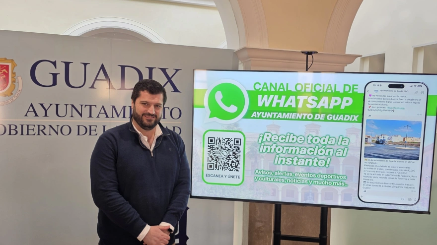 El Ayuntamiento de Guadix lanza su Canal Oficial de WhatsApp