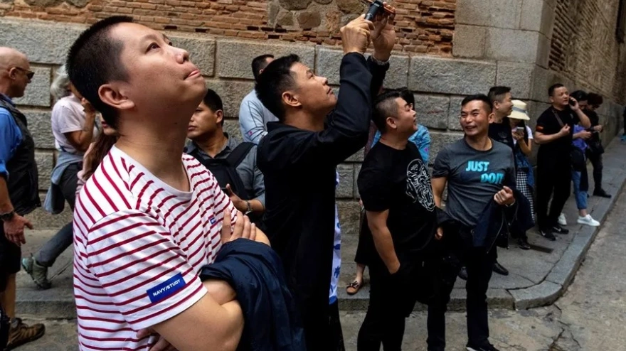Turistas Japoneses en Toledo