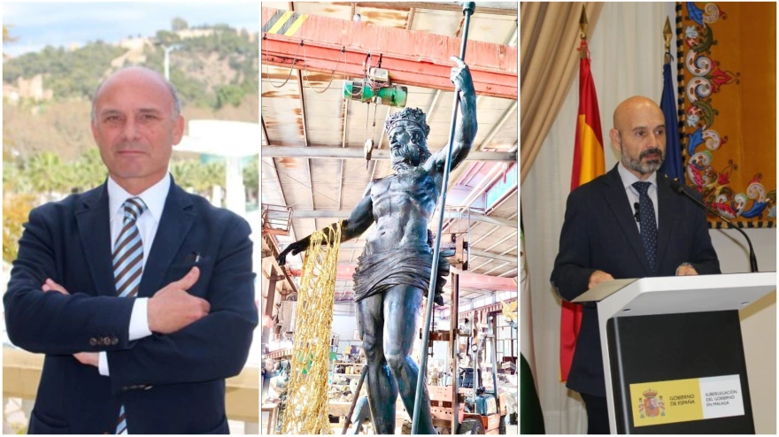 Carlos Rubio acusa al subdelegado del Gobierno en Málaga: "No está diciendo la verdad" sobre la votación de las esculturas del Puerto