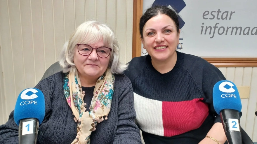 Marine Nikoghosyan, presidenta de Alvixe y Ana Galego, integrante de la directiva