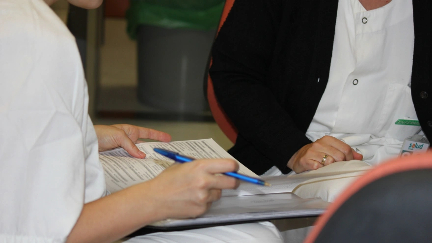 Enfermeras trabajando