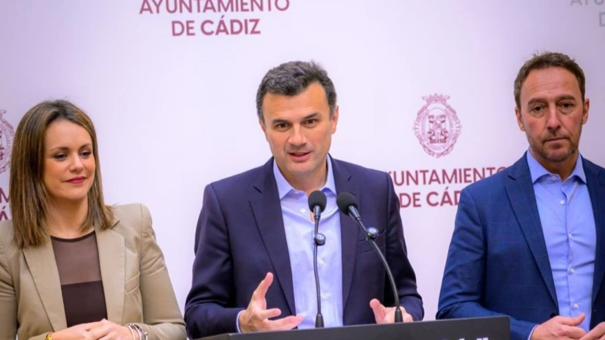 09/01/2026 El alcalde de Cádiz, Bruno García, en rueda de prensa.POLITICA ESPAÑA EUROPA ANDALUCÍAAYUNTAMIENTO DE CÁDIZ