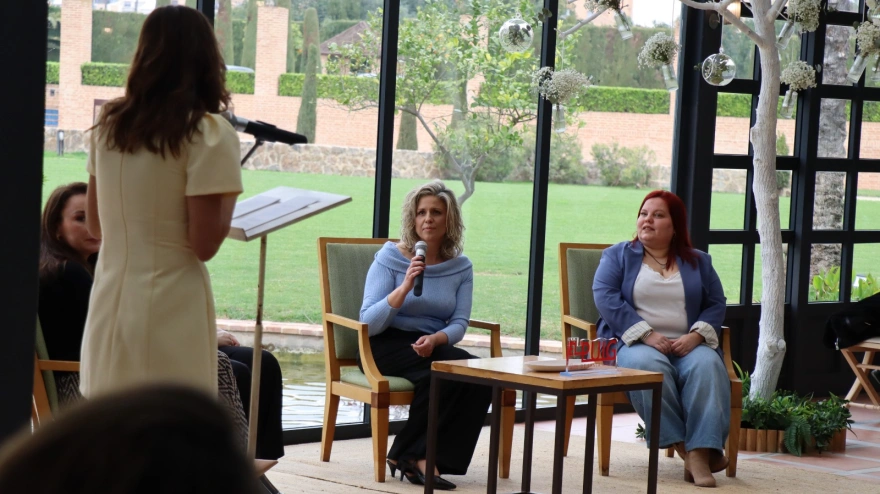 Un momento de la charla con wedding planers