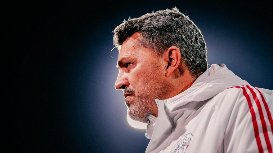 Óscar García Junyent, en una imagen difundida por el Ajax