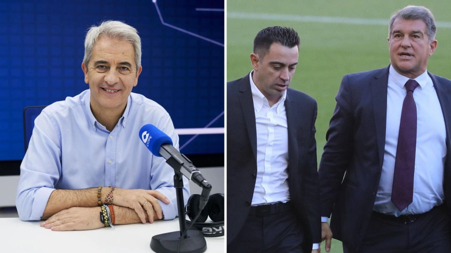 Manolo Lama // Xavi y Laporta