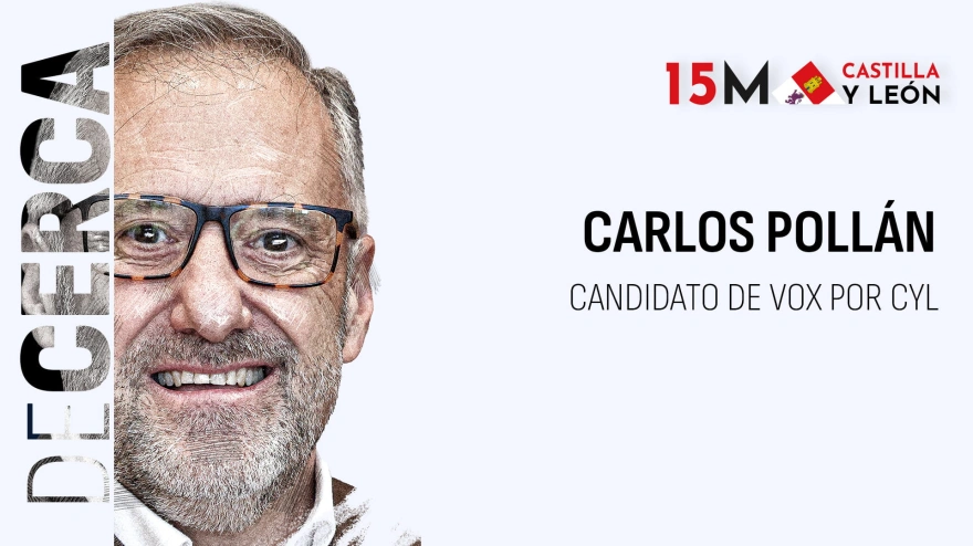 Carlos Pollán, candidato de Vox a la presidencia de Castilla y León