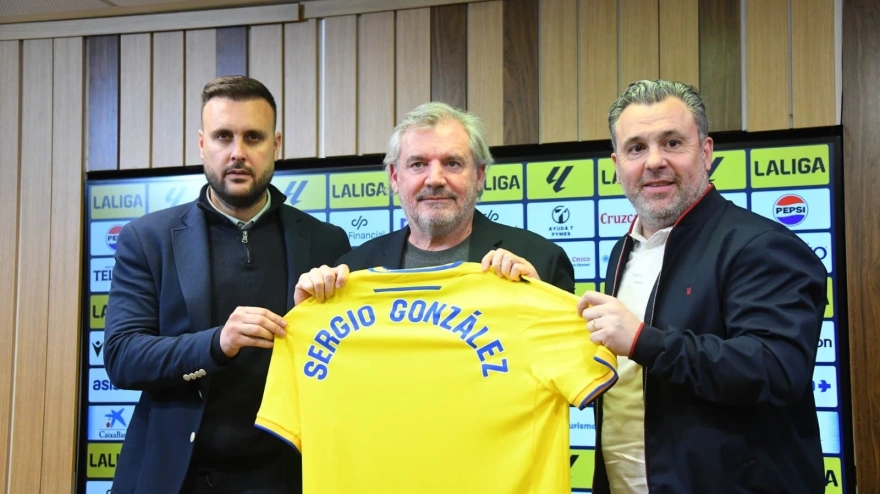 Sergio en su presentación