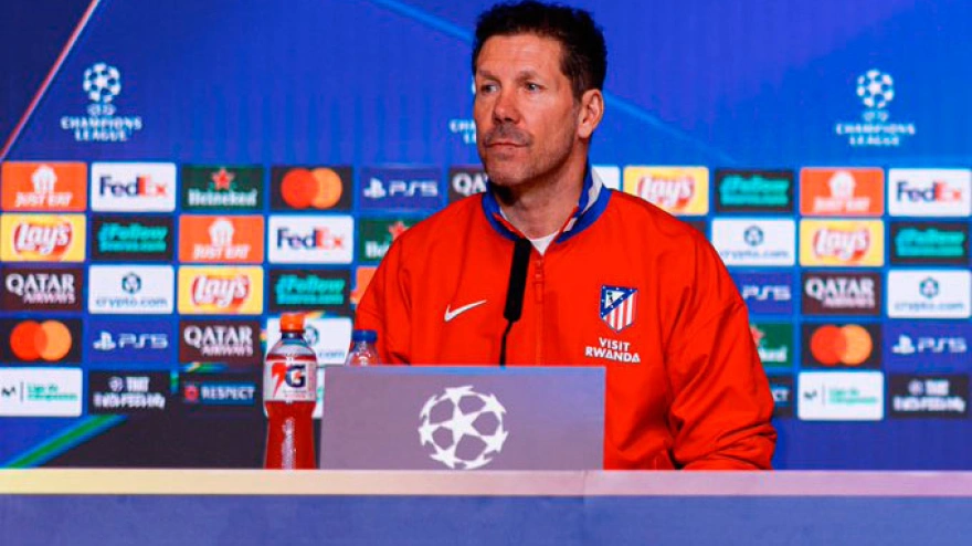 Diego Pablo Simeone, en rueda de prensa