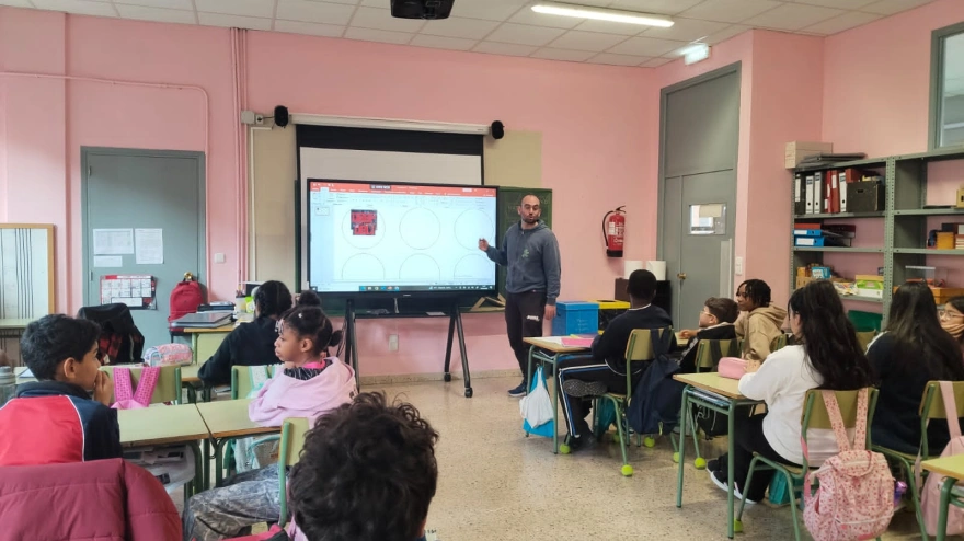Aula del profesor Miguel Falo