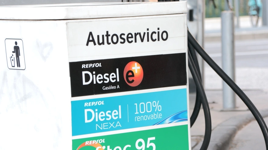 Gasolinera de autoservicio.