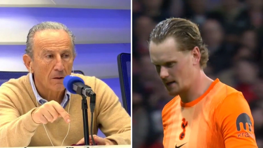 Petón y el portero suplente del Tottenham