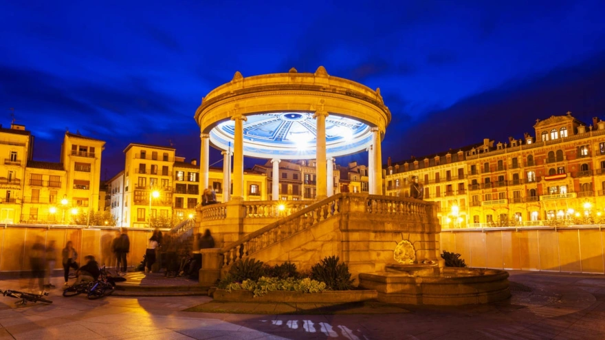 Plaza del Castillo de Pamplona, Navarra