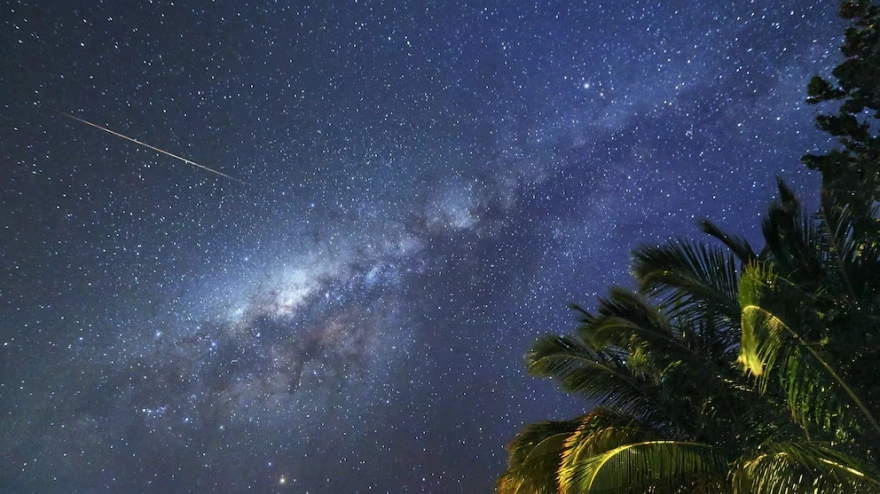 Una imagen de un cielo estrellado