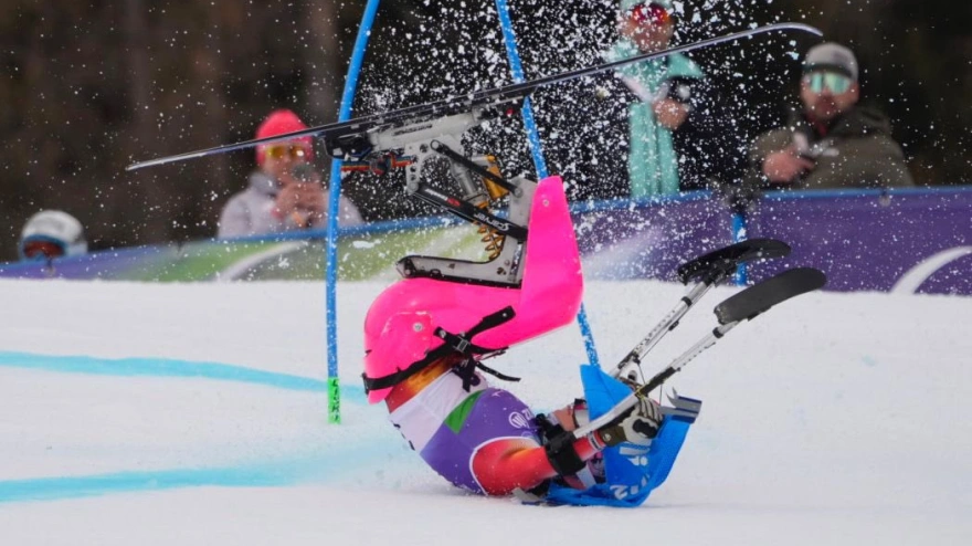 La española sufrió una desafortunada caída que le impedirá ganar una nueva medalla.