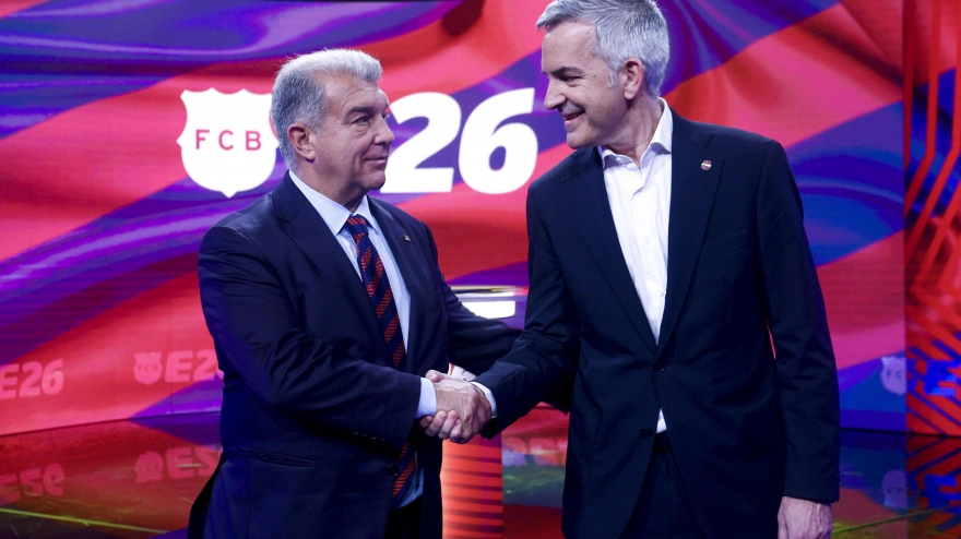 Laporta y Víctor Font, en el debate a la presidencia