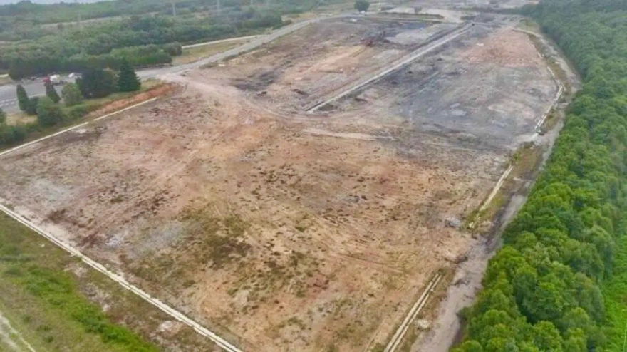 Terrenos en los que se levantará la planta en As Pontes