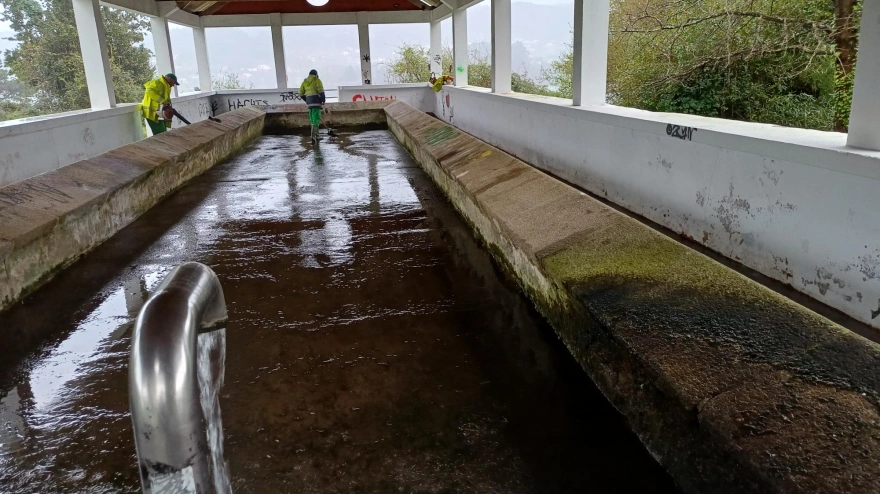 Trabajos realizados dentro del Plan de Barrios en Canido