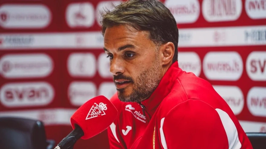 Pedro León durante su comparecencia de prensa